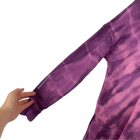 Handmade Fur Mama Tie Dye Sweatshirt Pullover Women Small Pink Purple Reflective - Picture 7 of 15